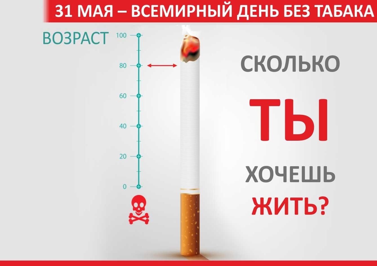 31 Мая Всемирный день без табачного дыма