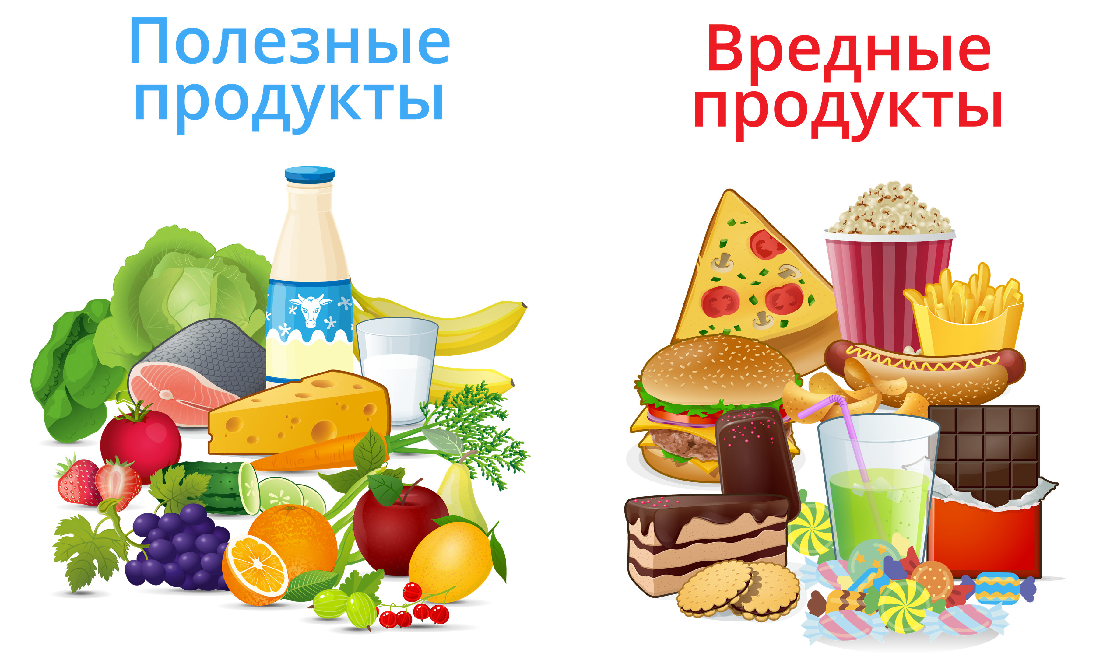 Картинка есть тема. Полезные и вредные продукты. Полезные продукты для детей. Вредная и полезная пища. Вредные продукты питания.