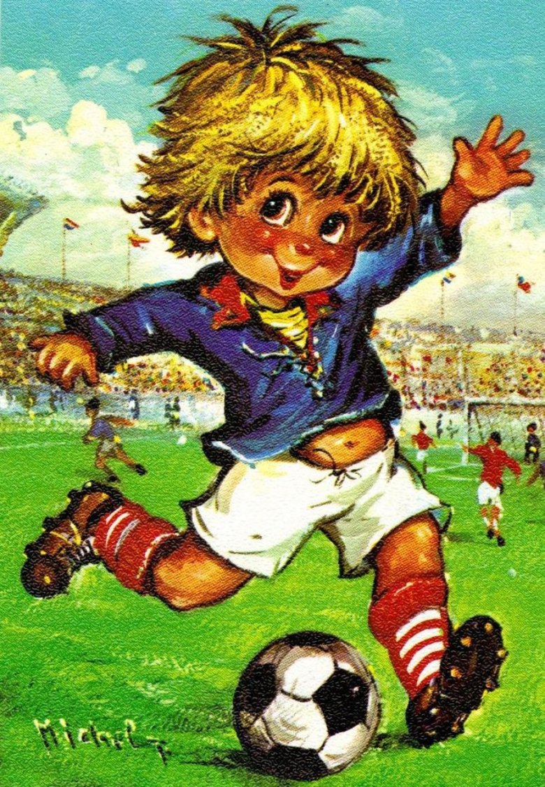 Детский футбол иллюстрации