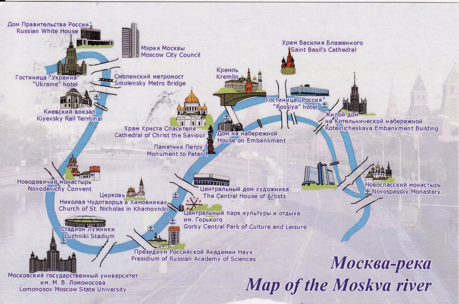 Москва река основная мысль