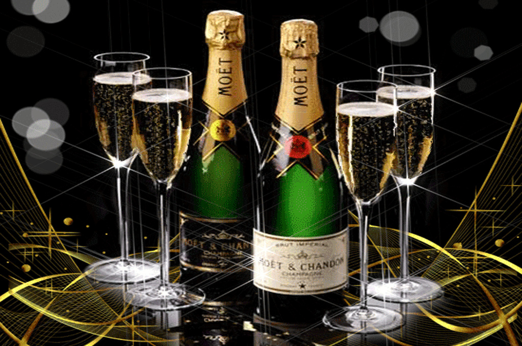 С днём рождения шампанское. Бокалы для шампанского. Открытки с шампанским и бокалами. Бокалы с шампанским.