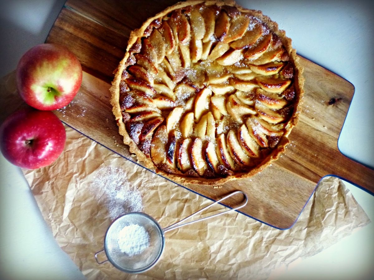 Яблочный пирог «tarte aux pommes»